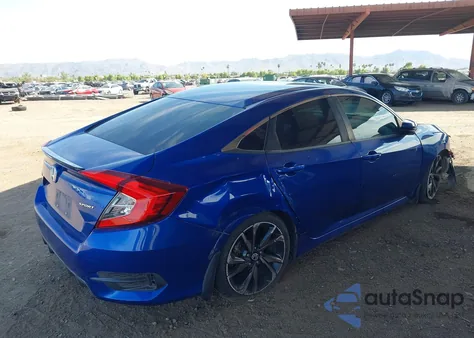 2020 Honda Civic Sport z USA, uszkodzony, nr VIN 2HGFC2F86LH582214